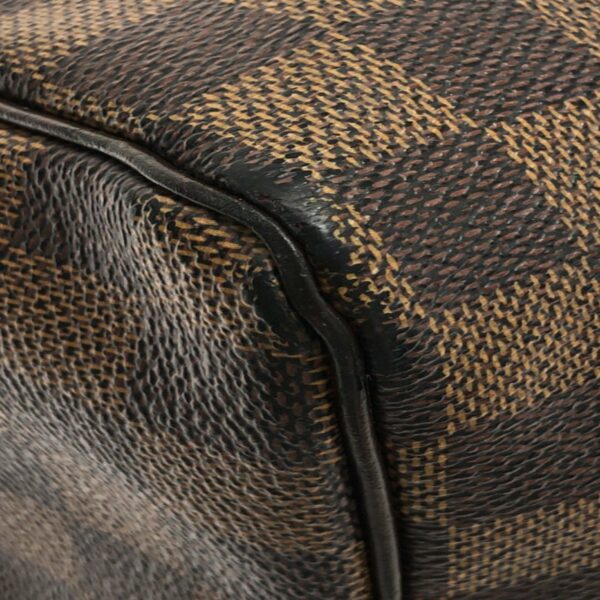 Brown LV Damier Ebene Speedy 25 Boston Bag - Image 11