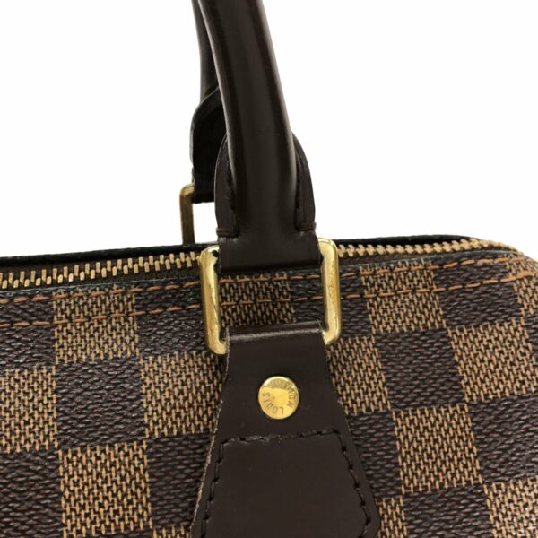 Brown LV Damier Ebene Speedy 25 Boston Bag - Image 14