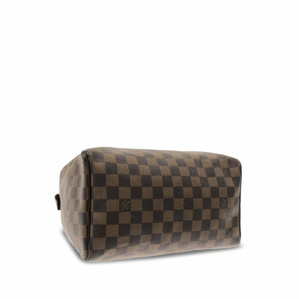 Brown LV Damier Ebene Speedy 25 Boston Bag - Image 4