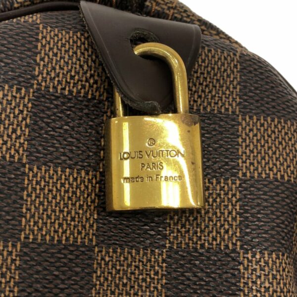 Brown LV Damier Ebene Speedy 25 Boston Bag - Image 8