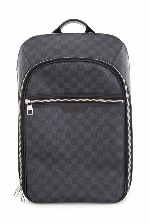 LV Black Damier Michael Backpack