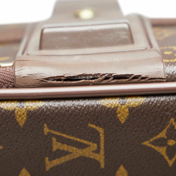 Brown LV Monogram Pegase 55 Travel Bag - Image 10