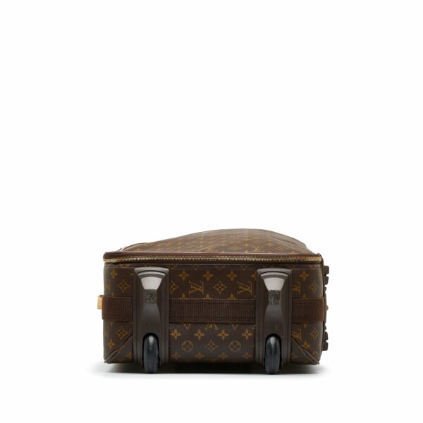 Brown LV Monogram Pegase 55 Travel Bag - Image 4