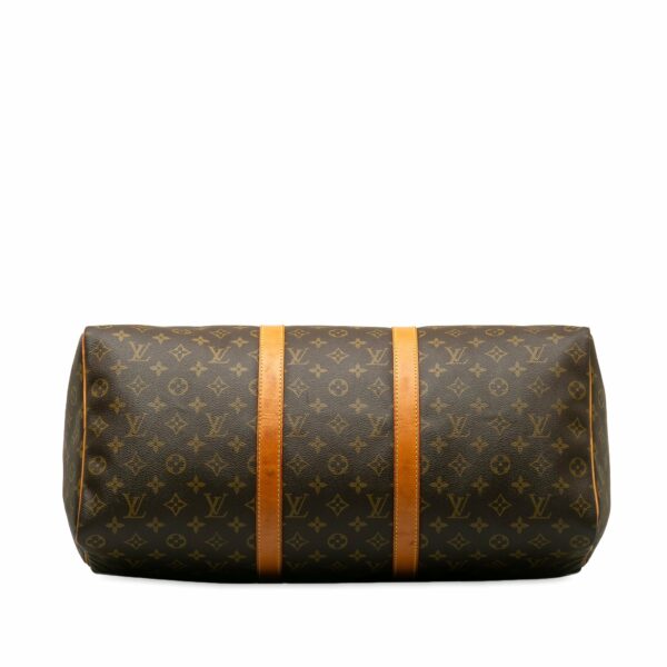 Brown LV Monogram Keepall 50 Travel Bag - Image 4