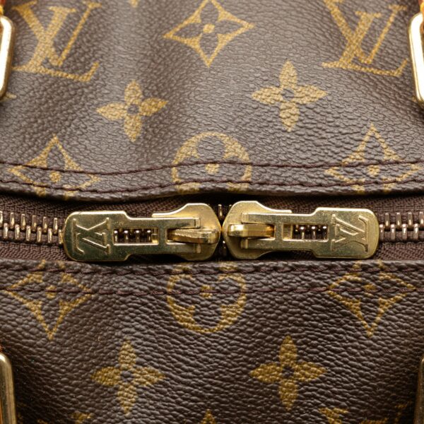 Brown LV Monogram Keepall 50 Travel Bag - Image 9