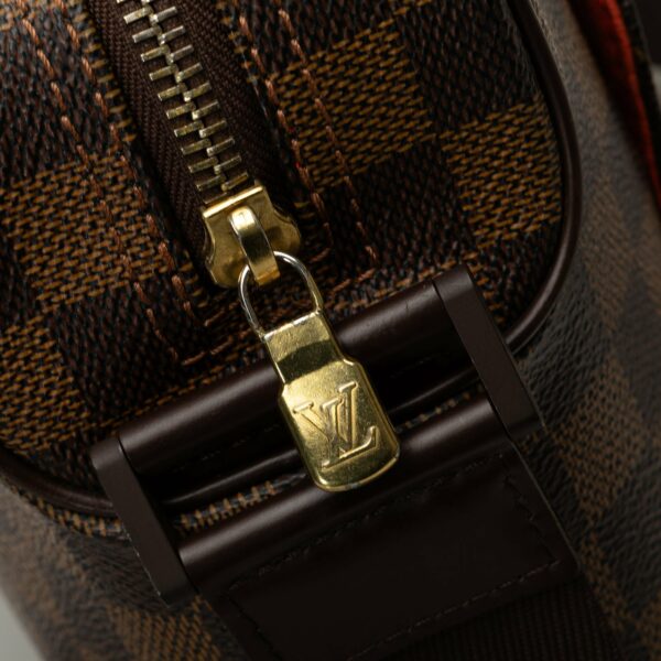 Brown LV Damier Ebene Olav PM Crossbody Bag - Image 6