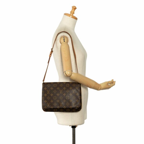 Brown LV Monogram Musette Tango Short Strap Shoulder Bag - Image 8