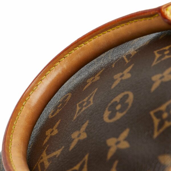 Brown LV Monogram Lockit Vertical Handbag - Image 10