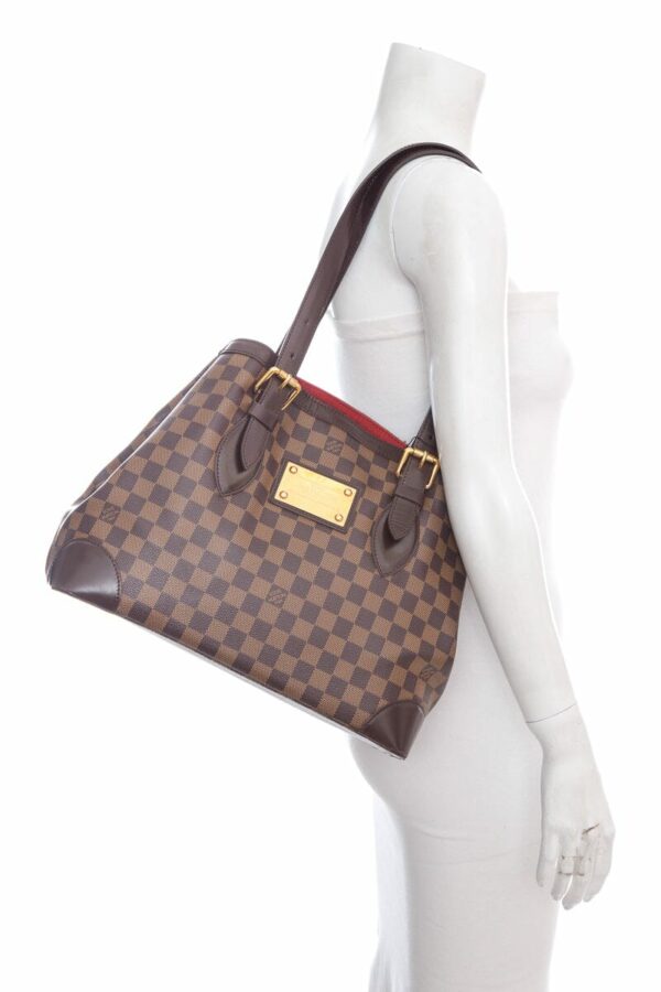 LV 2008 Brown Damier Ebene Hamstead Handbag - Image 2