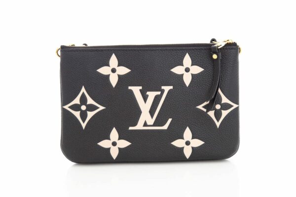 LV Black Bicolor Multi Pouchette Handbag - Image 4