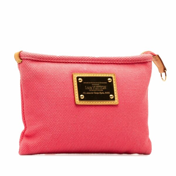 Pink LV Antigua Pochette PM Pouch - Image 2