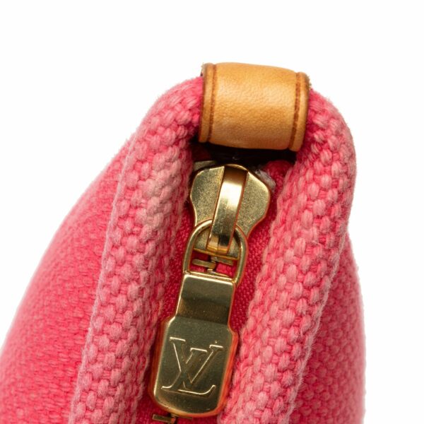 Pink LV Antigua Pochette PM Pouch - Image 9