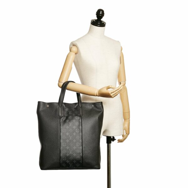 Black LV Taigarama Outdoor Tote - Image 8