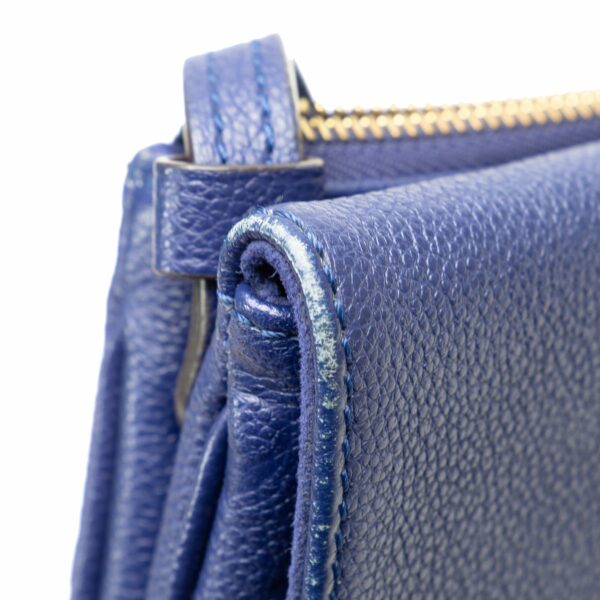 Blue LV Monogram Empreinte Twice Crossbody Bag - Image 11