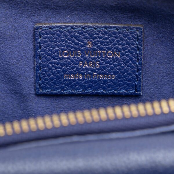 Blue LV Monogram Empreinte Twice Crossbody Bag - Image 7