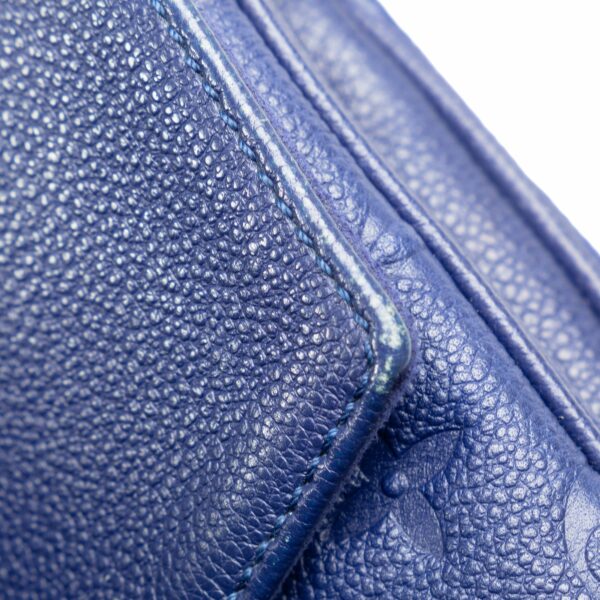 Blue LV Monogram Empreinte Twice Crossbody Bag - Image 9