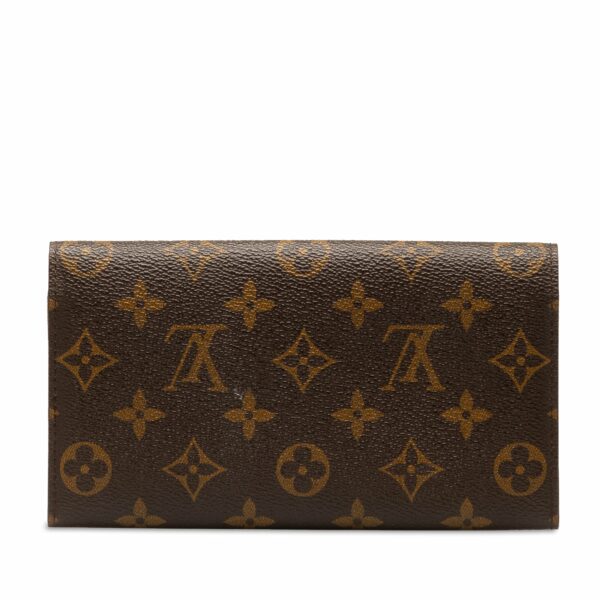 Brown LV Monogram Sarah Long Wallet - Image 3