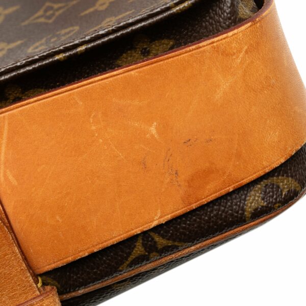 Brown LV Monogram Cartouchiere MM Crossbody Bag - Image 10