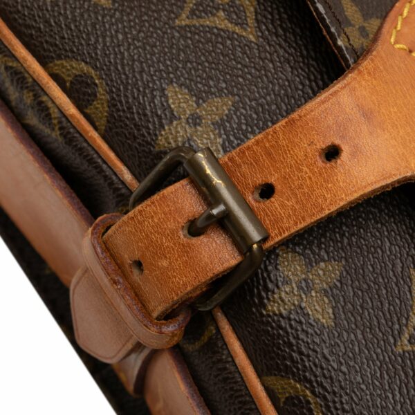 Brown LV Monogram Cartouchiere MM Crossbody Bag - Image 8