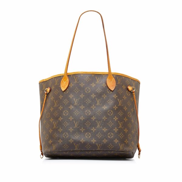 Brown LV Monogram Neverfull MM Tote Bag - Image 13