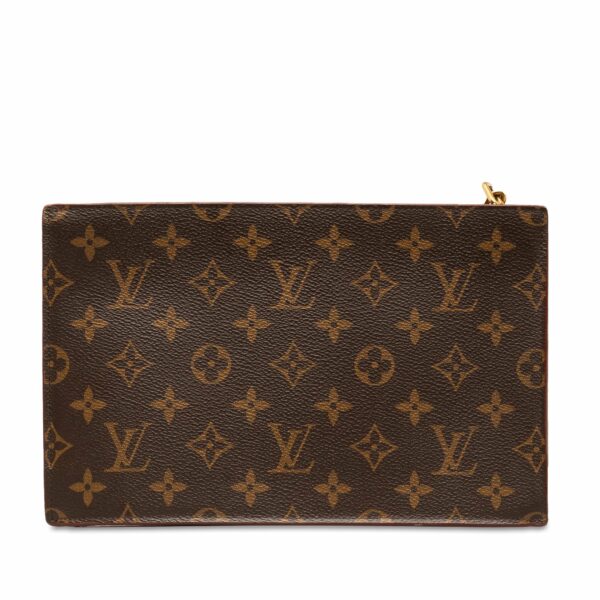 Brown LV Monogram Legacy Chain Clutch - Image 3