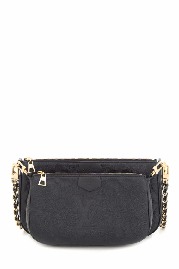 LV Black Empreinte Muti-Pochette Handbag