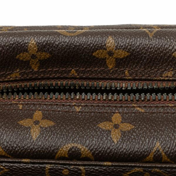 Brown LV Monogram Trousse Toilette 28 Clutch Bag - Image 10