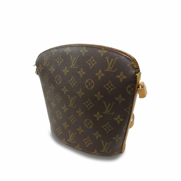 Brown LV Monogram Drouot Crossbody Bag - Image 2