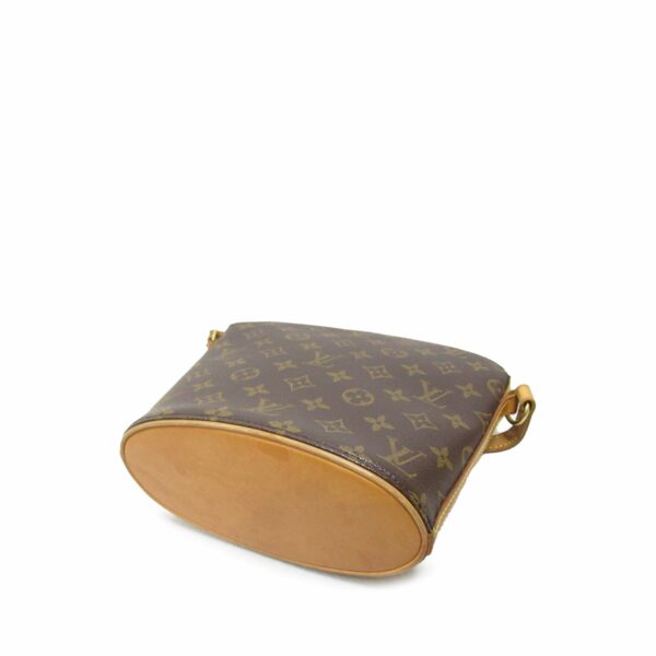 Brown LV Monogram Drouot Crossbody Bag - Image 4