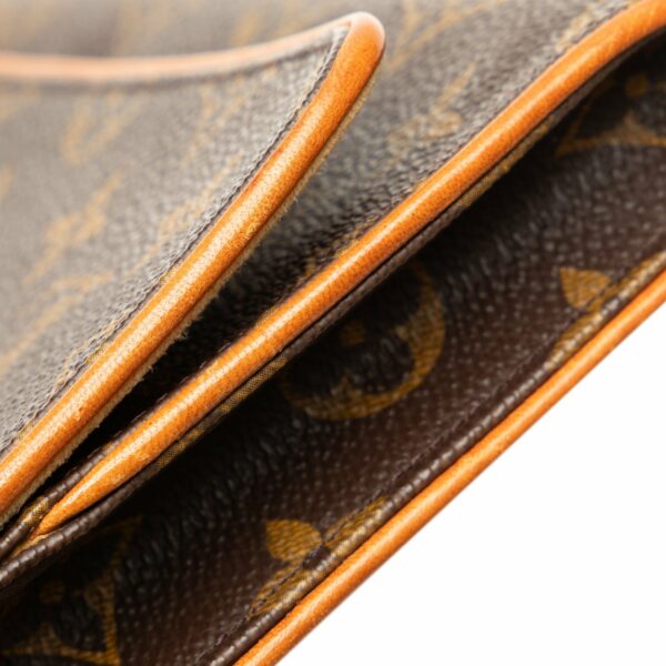 Brown LV Monogram Pochette Twin GM Crossbody Bag - Image 8