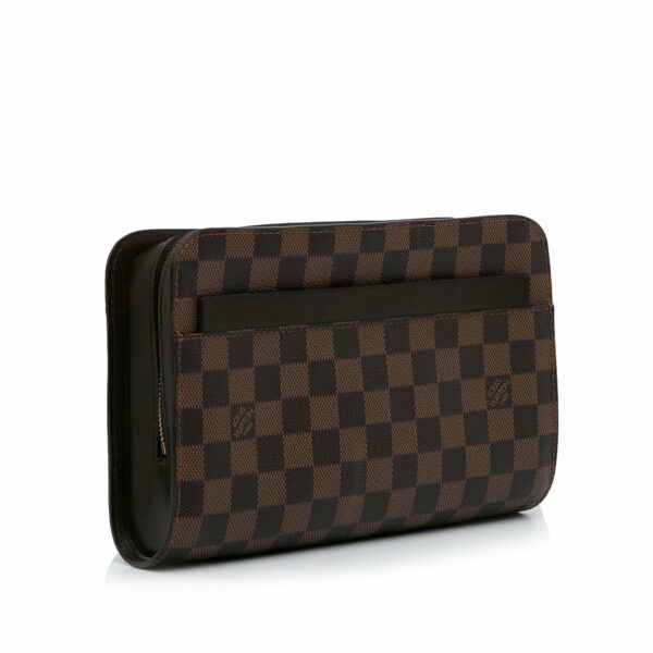 Brown LV Damier Ebene Saint Louis Pochette Clutch Bag - Image 2