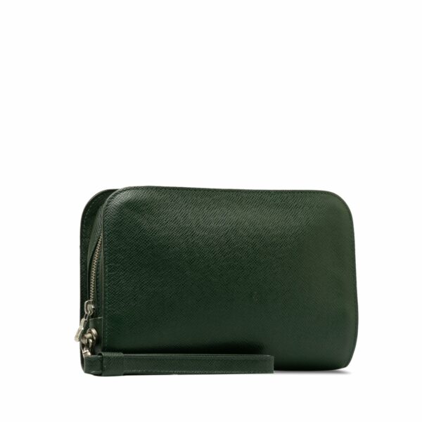 Green LV Taiga Baikal Clutch Bag - Image 2