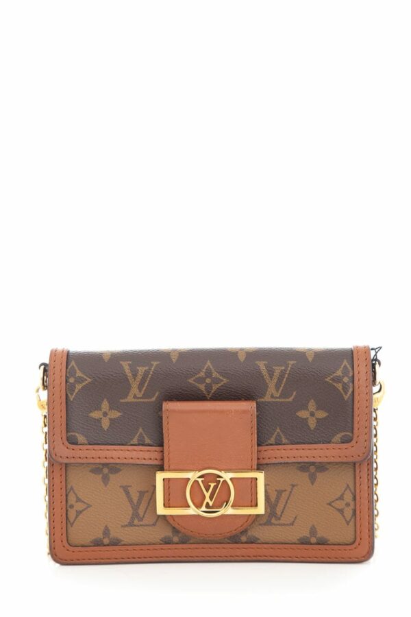 LV Monogram Dauphine Chain Wallet Cross-Body