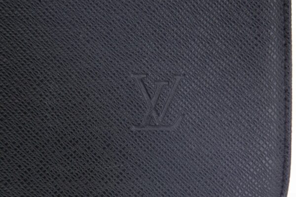 LV Black Taiga Porte-Documents Briefcase - Image 6