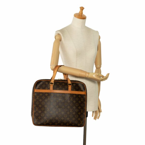 Brown LV Monogram Pegase Porte-Documents Business Bag - Image 10