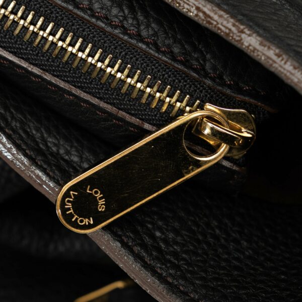 Black LV Monogram Mahina XS Crossbody Bag - Image 8