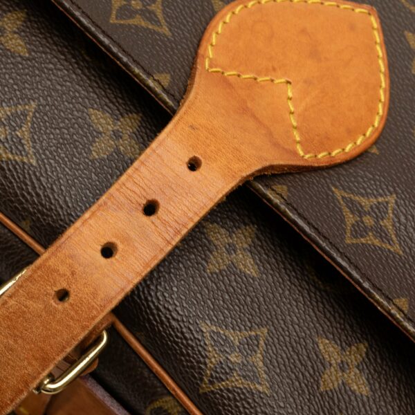 Brown LV Monogram Cartouchiere GM Crossbody Bag - Image 6