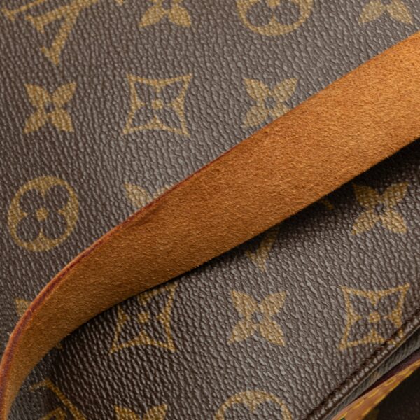 Brown LV Monogram Cartouchiere GM Crossbody Bag - Image 7