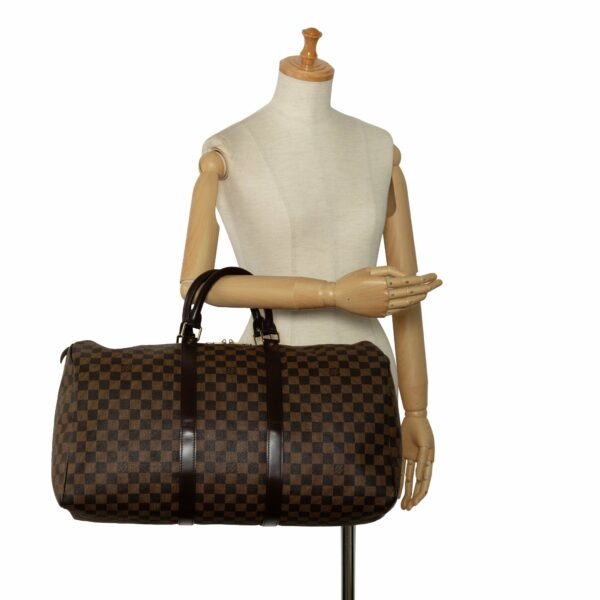 LV Keepall 50 Damier Ebene Canvas - Image 4