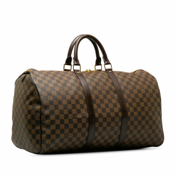 LV Keepall 50 Damier Ebene Canvas