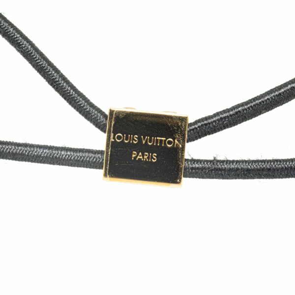 Gold LV Planete Nanogram Chouchou Hair Tie - Image 3