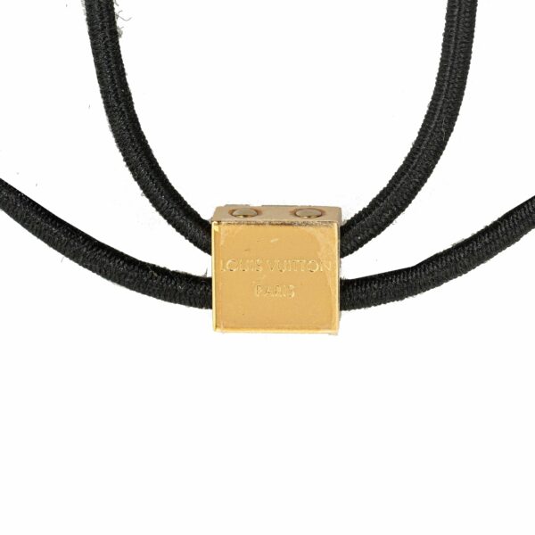 Gold LV Planete Nanogram Chouchou Hair Tie - Image 4