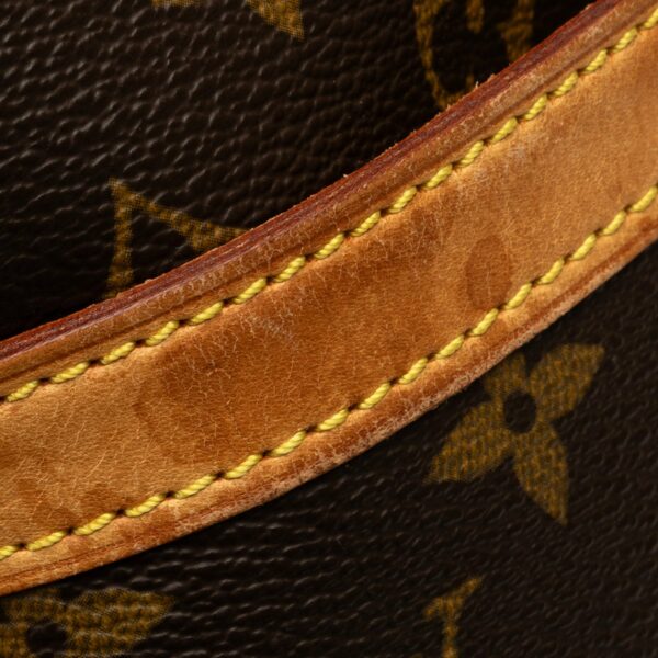 Brown LV Monogram Reporter PM Crossbody Bag - Image 12