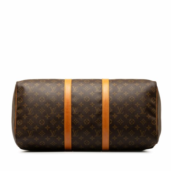 Brown LV Monogram Keepall 50 Travel Bag - Image 4