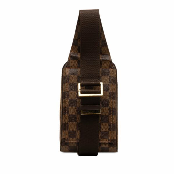 Brown LV Damier Ebene Geronimos Crossbody Bag - Image 3