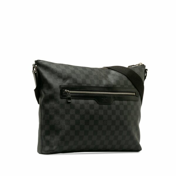 Black LV Damier Graphite Mick MM Crossbody Bag - Image 2