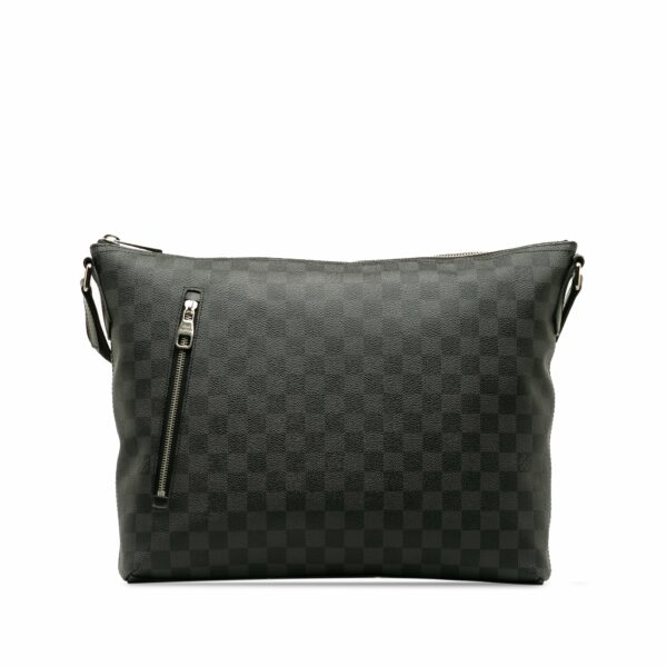 Black LV Damier Graphite Mick MM Crossbody Bag - Image 3