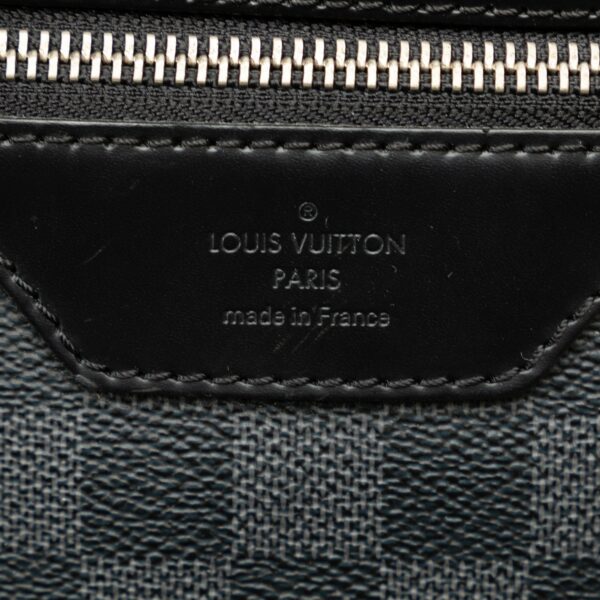 Black LV Damier Graphite Mick MM Crossbody Bag - Image 6