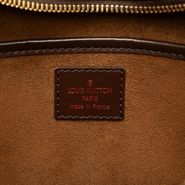 Brown LV Damier Ebene Pochette Saint Louis Clutch Bag - Image 6