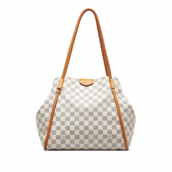 White LV Damier Azur Propriano Tote Bag